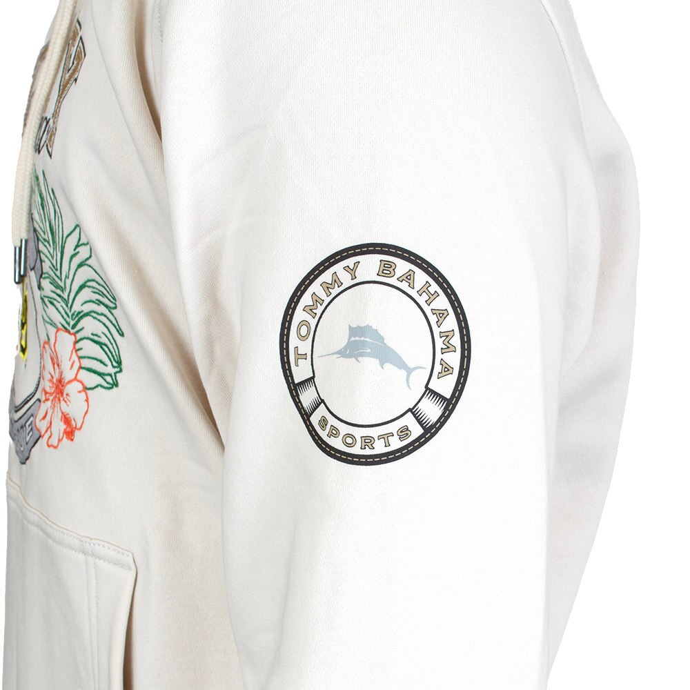 Interlocking UO, Tommy Bahama, White, Hoodie, Cotton Blend, Men, Big League, Pullover, Sweatshirt, 924665